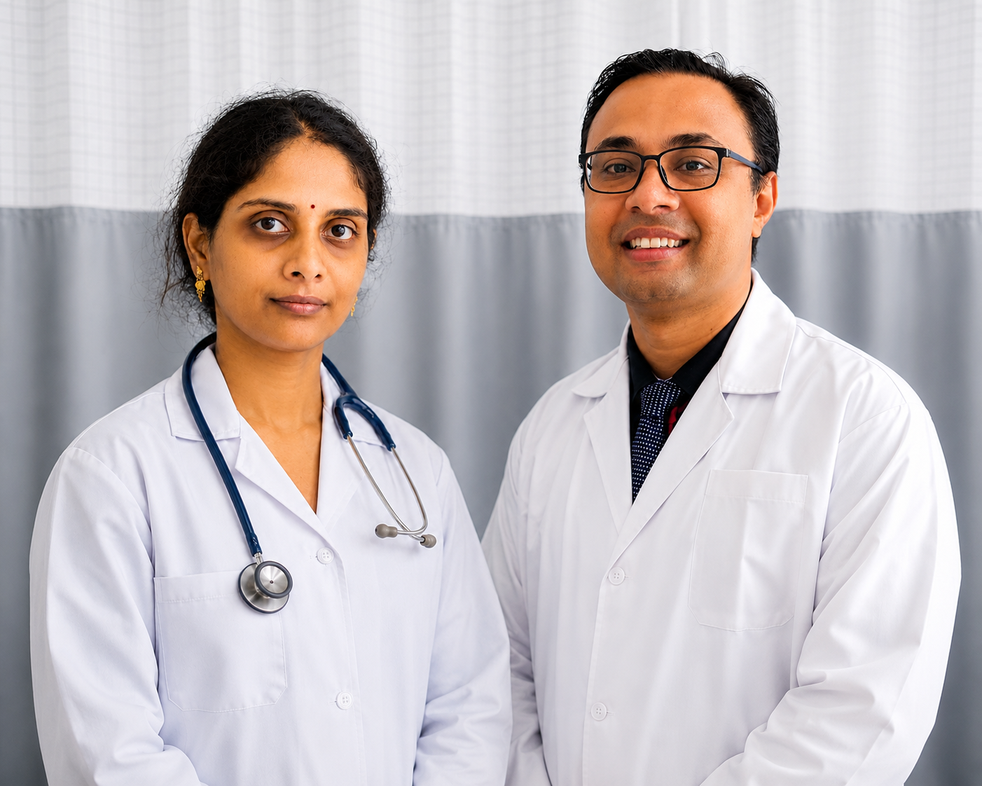 Dr. Subramanya B.R. and Dr. A. Vathsala Lakshmi, specialists at SUVA Superspeciality Clinic